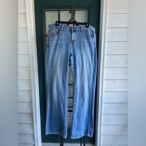 Calvin Klein Flare Light Wash Jeans size 14